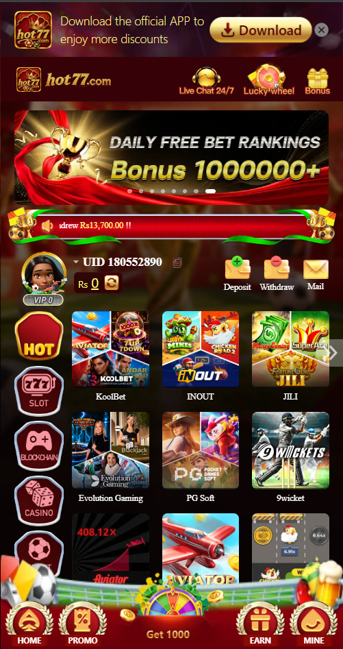 Hot77 Game